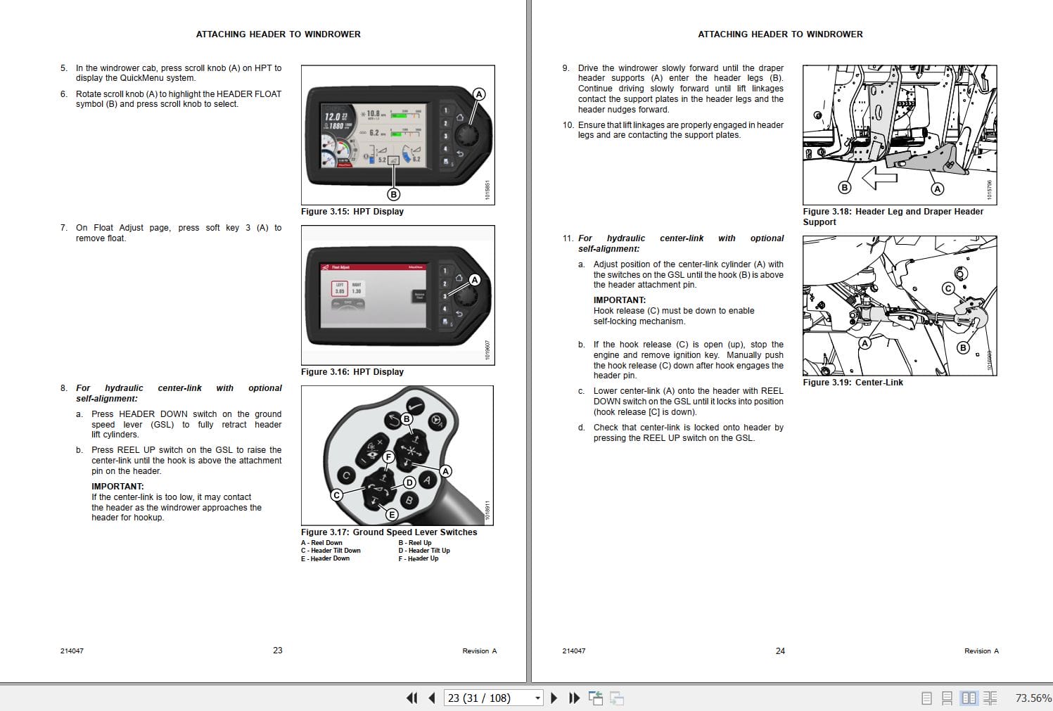 Macdon Draper Header D1X Series Unloading & Assembly Instructions 214047 Revision A (2)