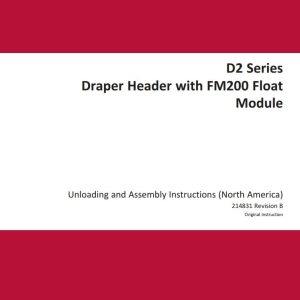 Macdon Draper Header D2 Series FM200 Unloading and Assembly Instructions (1)