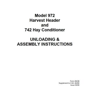Macdon Harvest Header 742 972 Unloading and Assembly Instructions 46438 (1)