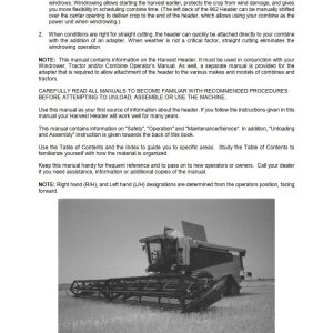 Macdon Harvest Header 962 Operators Manual (1)
