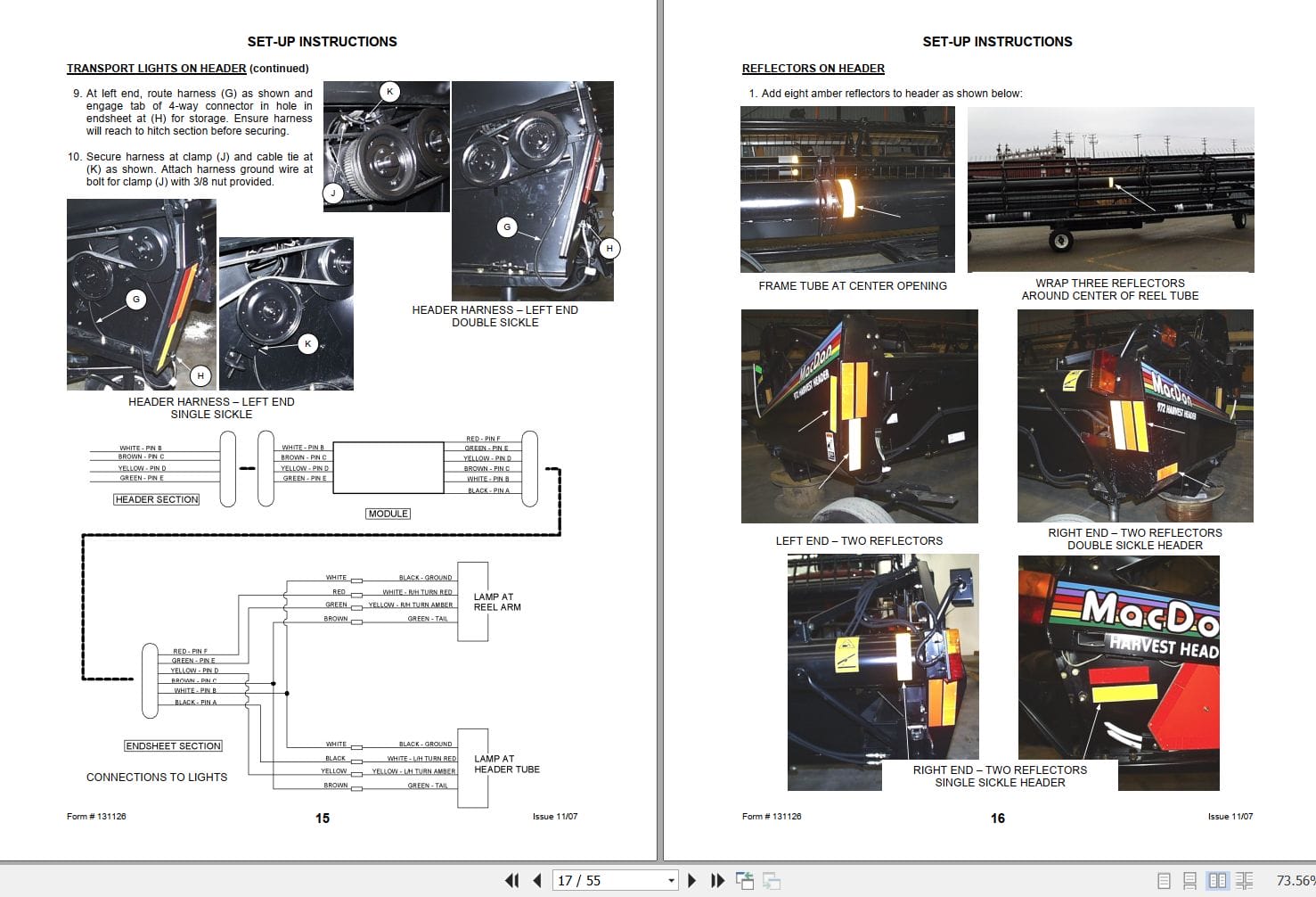 Macdon Harvest Header 972 Supplement Manual 131126 (2)