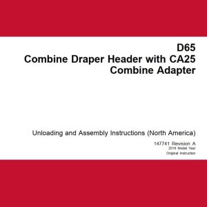 Macdon Harvest Header D65 CA25 Unloading and Assembly Instructions (1)