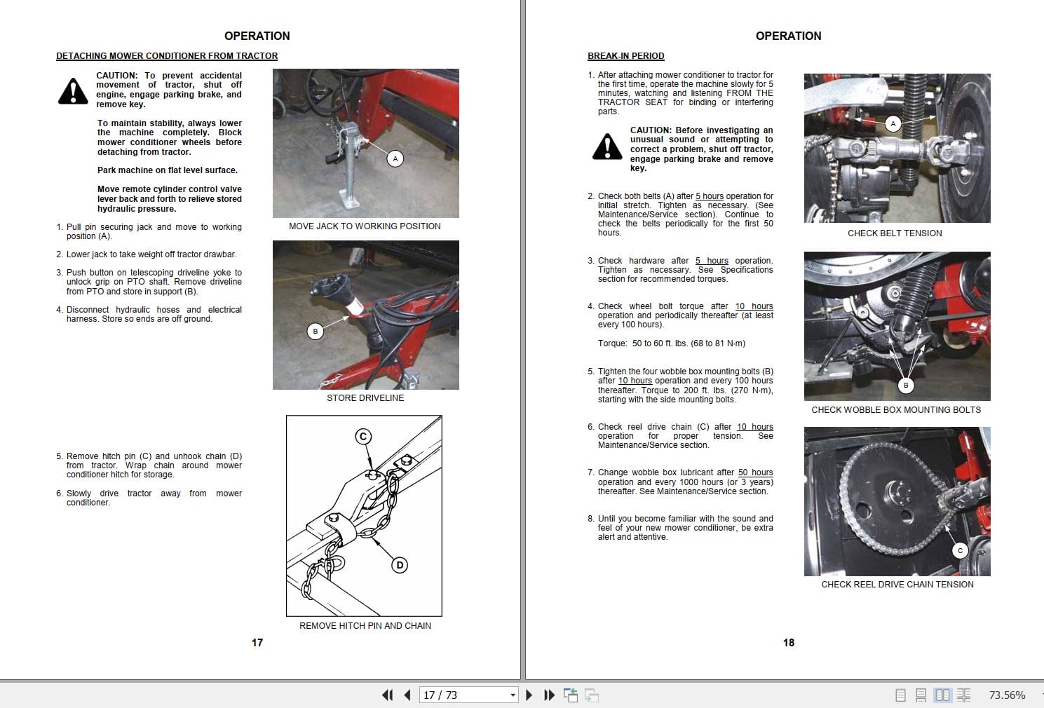 Macdon Mower Conditioner 4000 Operators Manual 12871 (2)