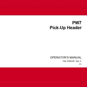 Macdon Pick Up Header PW7 Operators Manual 169149 Revision E (1)