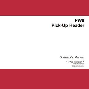 Macdon Pick Up Header PW8 Operators Manual (1)