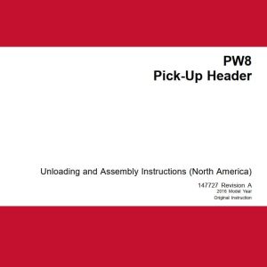 Macdon Pick Up Header PW8 Unloading and Assembly Instructions (1)
