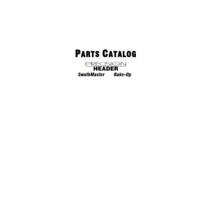 Macdon Precision Header SwathMaster Rake Up Parts Catalog (1)