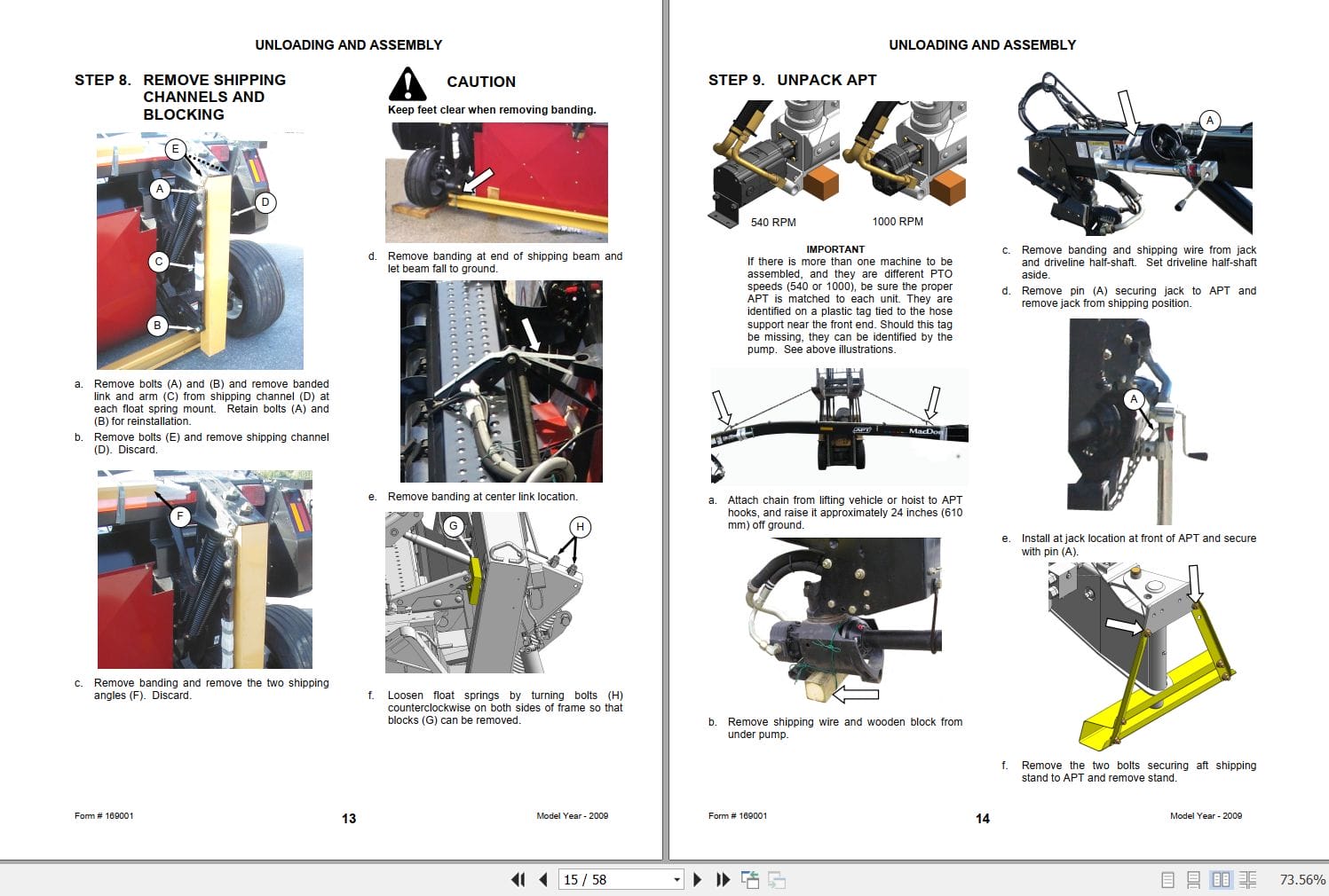 Macdon Pull Type Mower Conditioner A30 S A30 D Unloading & Assembly Instructions (2)