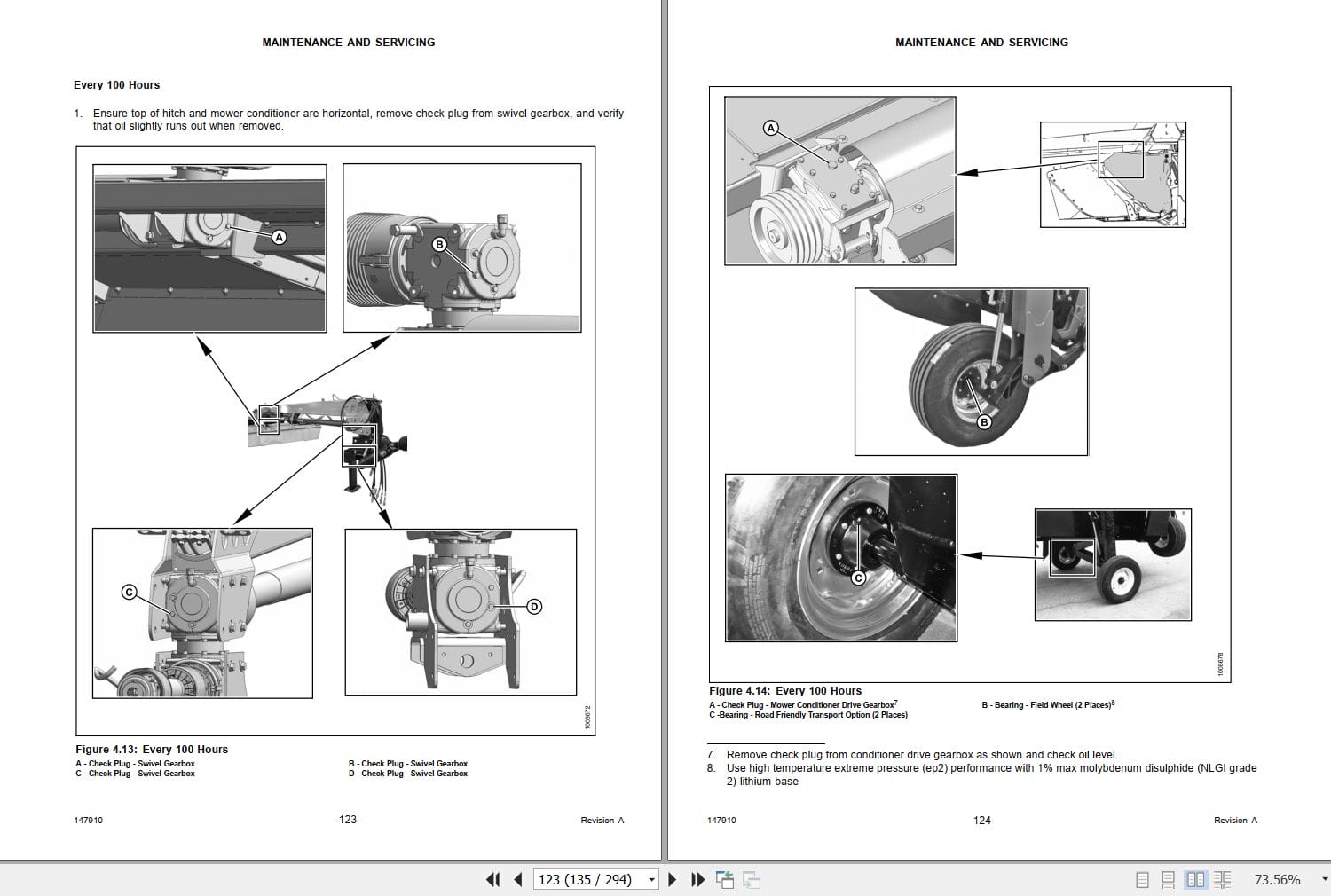 Macdon Pull Type Mower Conditioner R113 R116 Operators Manual 147910 (2)