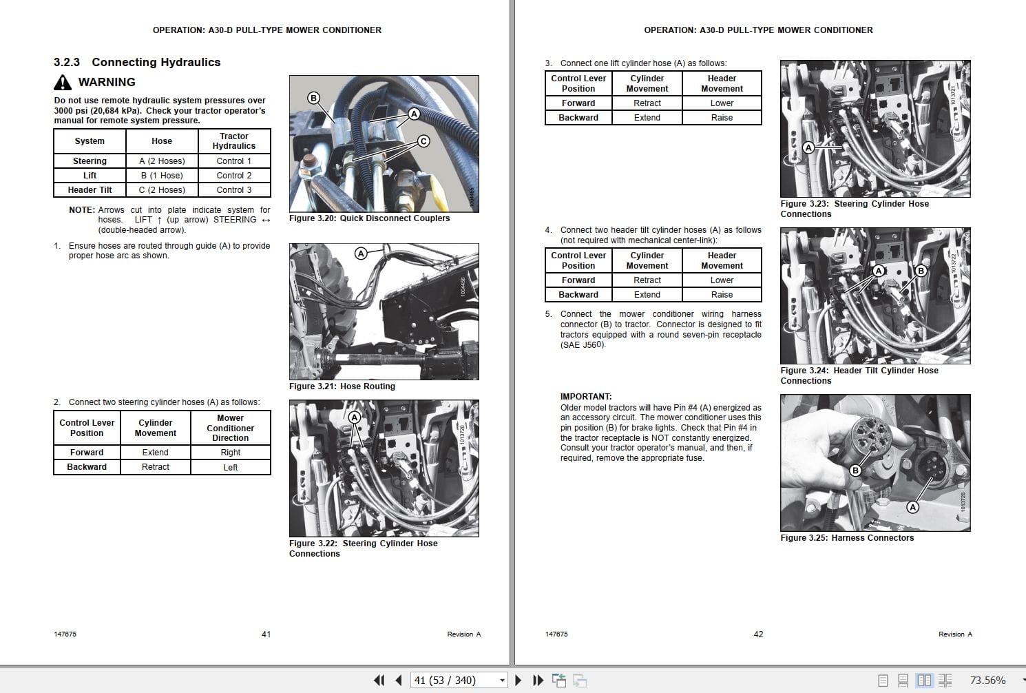Macdon Pull Type Mower Conditioners A30 D A40 D Operators Manual 147675 Revision A (2)