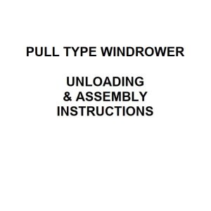 Macdon Pull Type Windrower Unloading & Assembly Instructions (1)