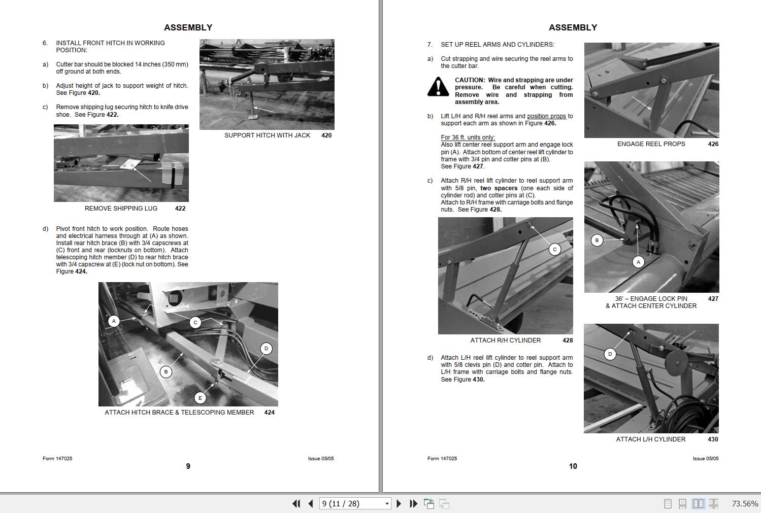 Macdon Pull Type Windrower Unloading & Assembly Instructions (2)