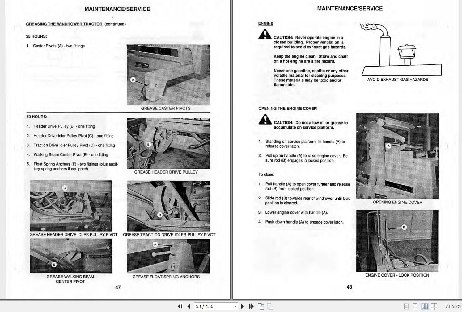 Macdon Self Propelled Windrower 7000 Operators Manual 12921 (2)