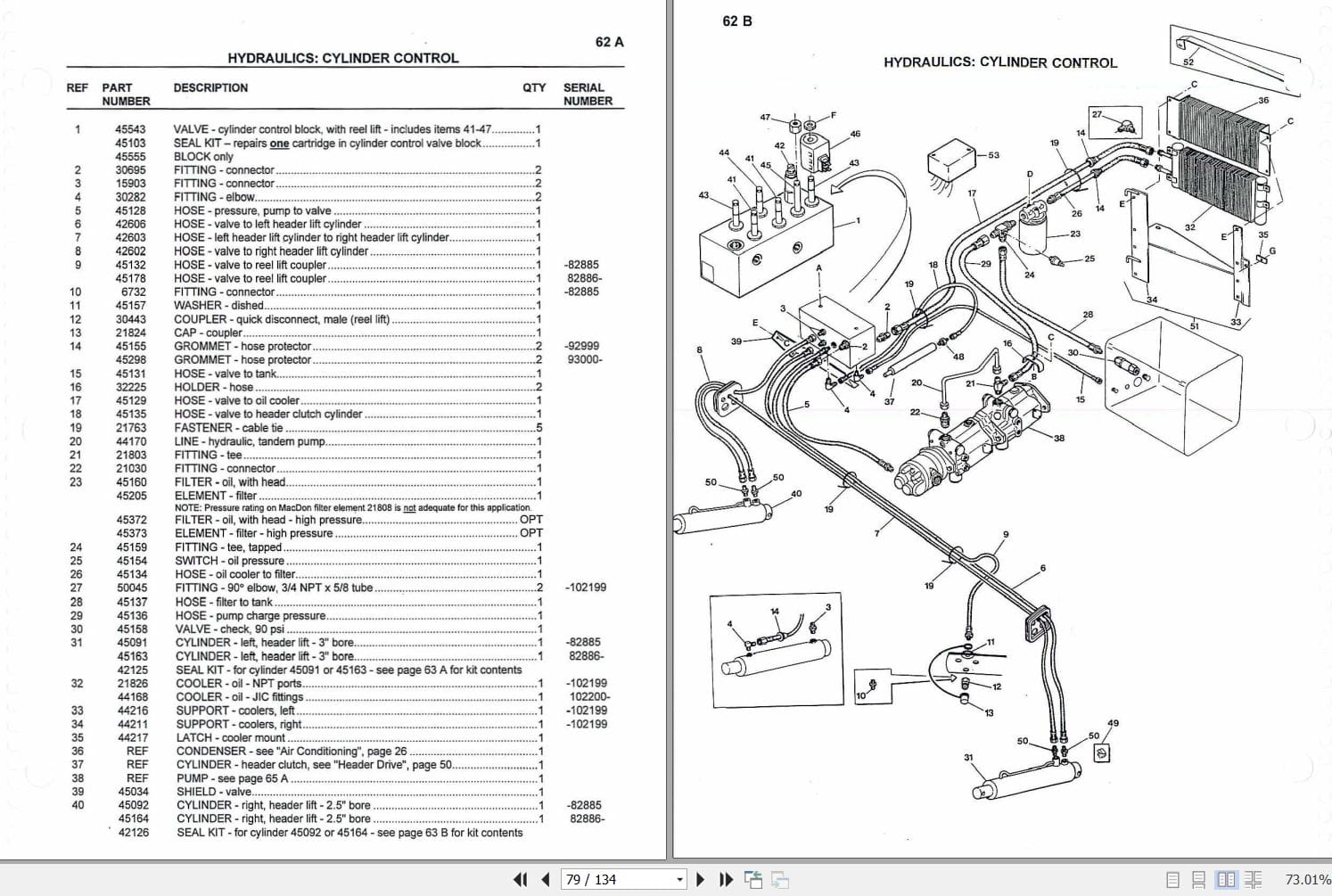 Macdon Self Propelled Windrower 9000 Series Parts Catalog 46062 (2)