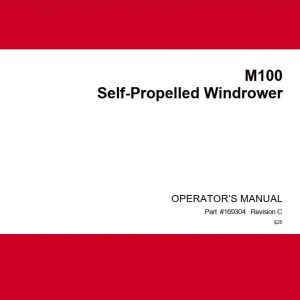 Macdon Self Propelled Windrower M100 Operators Manual (1)