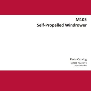 Macdon Self Propelled Windrower M105 Parts Catalog 169891 Revision C (1)