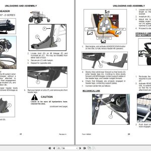 Macdon Self Propelled Windrower M155 Unloading & Assembly Instructions (2)