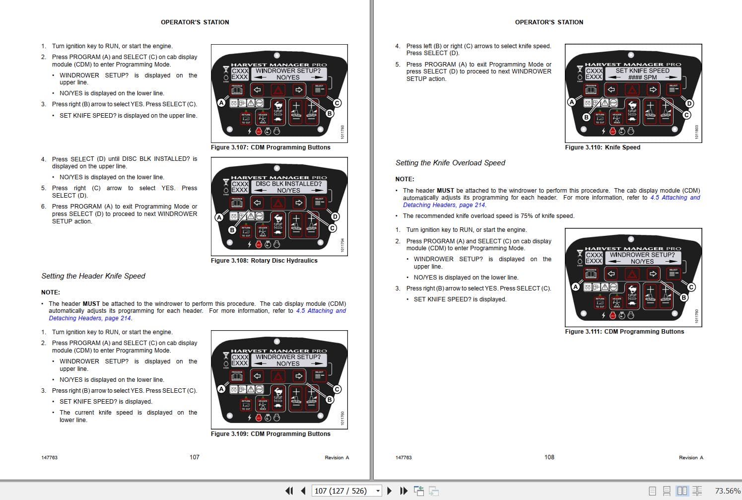 Macdon Self Propelled Windrower M155E4 Operators Manual (2)