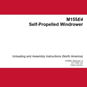 Macdon Self Propelled Windrower M155E4 Unloading & Assembly Instructions (1)