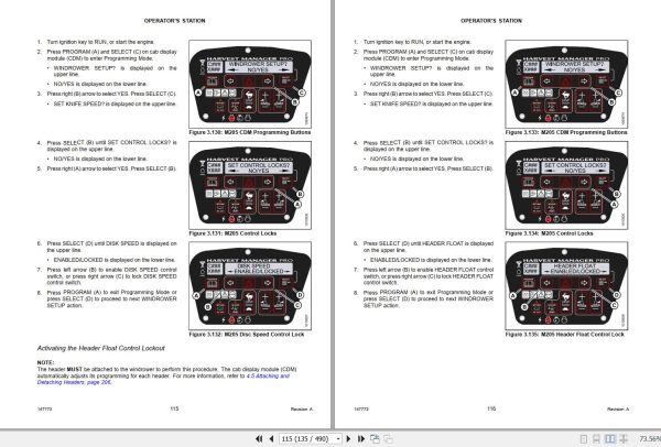 Macdon Self Propelled Windrower M205 Operators Manual (2)