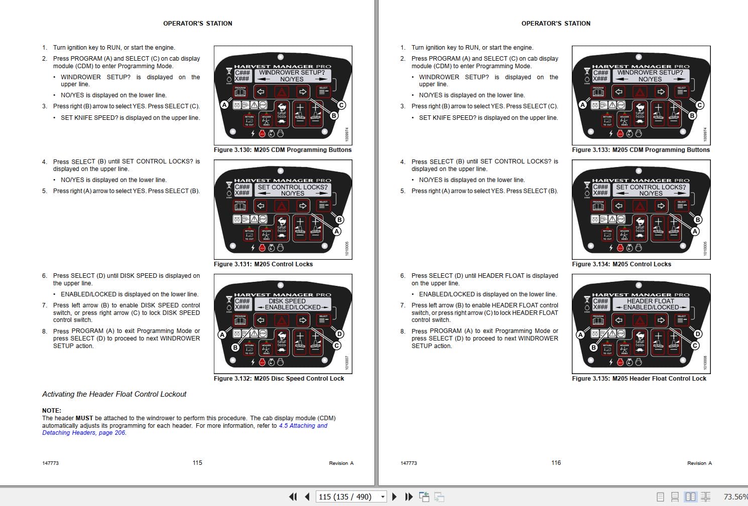 Macdon Self Propelled Windrower M205 Operators Manual (2)