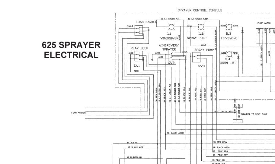 Macdon Sprayer 625 Hydraulic Electrical Schematic (1)