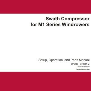 Macdon Swath Compressor for M1 Series Setup Operation and Parts Manual (1)