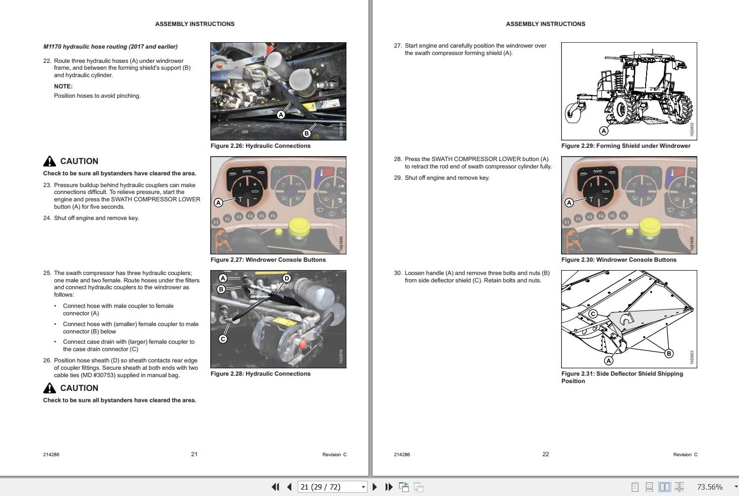 Macdon Swath Compressor for M1 Series Setup Operation and Parts Manual (2)