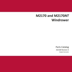 Macdon Windrower M2170 M2170NT Parts Catalog 262168 Revision A (1)