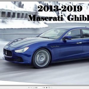Maserati Ghibli (M157) 2013 2019 Workshop Manual (1)