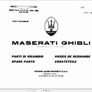 Maserati Ghibli Parts Catalog IT (1)