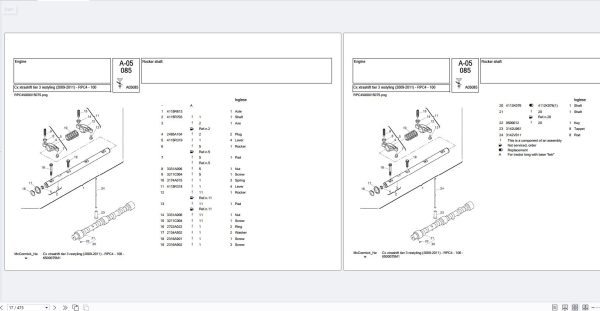 McCormick Tractor Cx100 Xtrashift Tier 3 Restyling 2009 2011 RPC4 6500075M1 Parts Catalog (1)