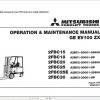 Mitsubishi Forklift 2FBC15 2FBC30 Diagram and Operation Maintenance Manual 11.2203 (1)