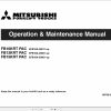 Mitsubishi Forklift FB10 15KRT PAC Service Operation Manual (2)