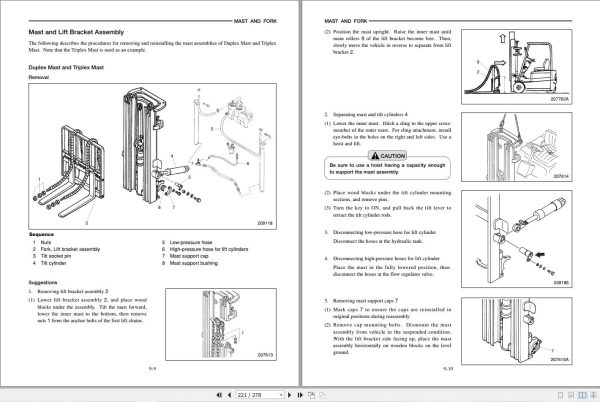 Mitsubishi Forklift FB10 15KRT PAC Service Operation Manual (3)
