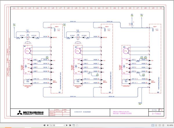 Mitsubishi Forklift FB14 20A(C)NT FB16 20A(C)N Service Operation Manual 08.2023 (3)