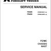 Mitsubishi Forklift FB20K FB25K Service Manual 99759 53100 (1)