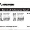 Mitsubishi Forklift FD10 FD35A FG10 FG35A Operation Maintenance Manual 02.2024 (1)