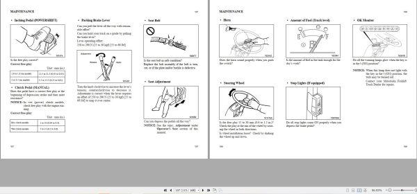 Mitsubishi Forklift FD10 FD35A FG10 FG35A Operation Maintenance Manual 02.2024 (2)