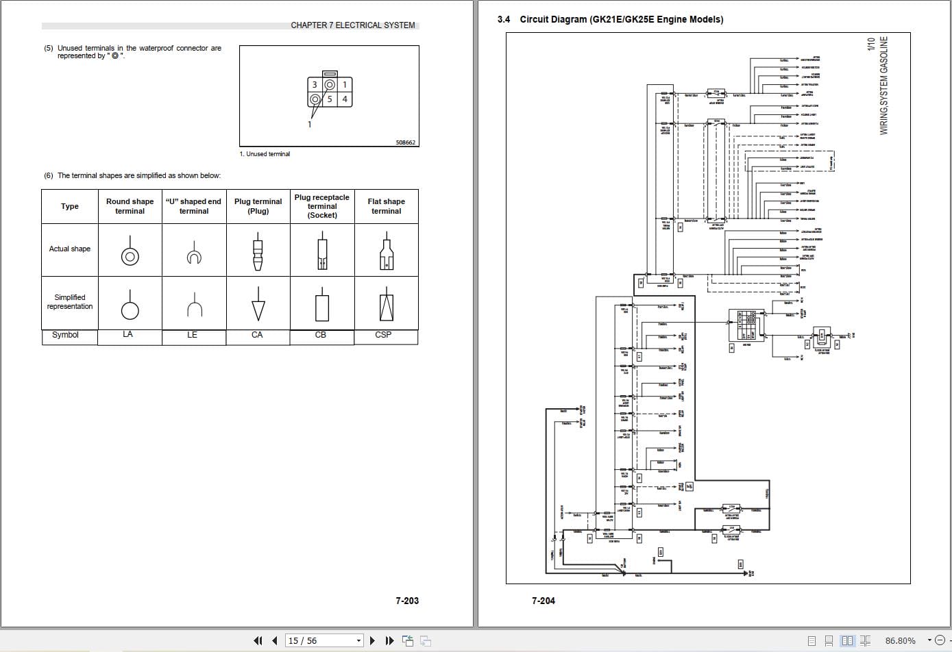 Mitsubishi Forklift FD15PT   FD35PT Diagrams and Service Manual 04.2024 (2)