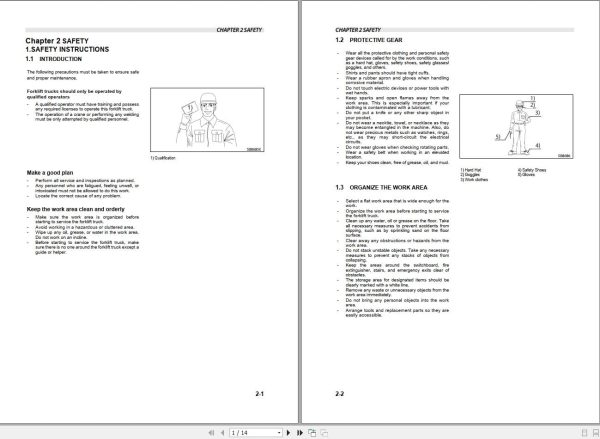Mitsubishi Forklift FD20CPD FD20CPT Service Manual (1)