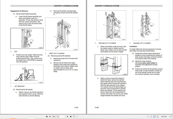 Mitsubishi Forklift FD20NM FD35AN Service Operation Manual 04.2024 (2)
