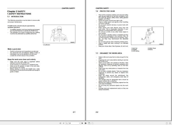 Mitsubishi Forklift FD20PT FD25PT FD30PT FD35PT FD15PD to FD35PD Service Manual (1)