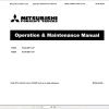 Mitsubishi Forklift FD250 FD280 Operation Maintenance Manual 99780 02100 (1)