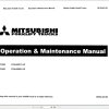 Mitsubishi Forklift FD380 FD420 Operation Maintenance Manual 99780 03100 (1)