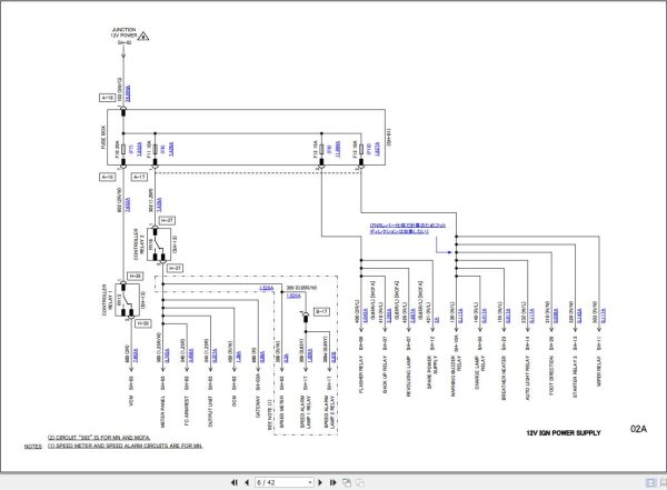 Mitsubishi Forklift FD40N1 to FD55N1 Wiring Diagram and Service Manual 06.2023 (3)