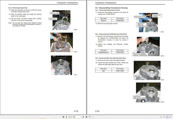 Mitsubishi Forklift FD40NFHT FD50NFHT Service Operation Manual (3)