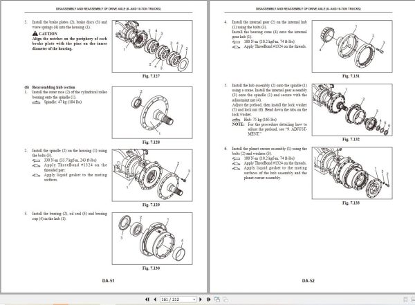Mitsubishi Forklift FD60HP FD100CP Service Operation Manual 10.2023 (3)