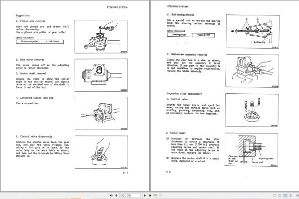 Mitsubishi Forklift FG10 Service Operation Manual (3)