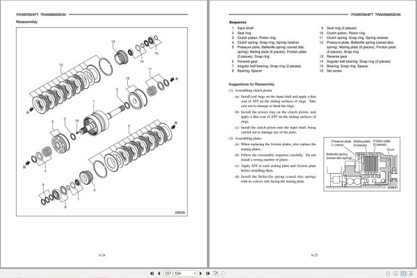 Mitsubishi Forklift FG10N Service Operation Manual (3)